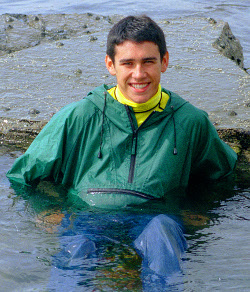 hiking in wet rain clothes